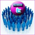 Facebook, Twitter, MySpace, LinkedIn,  посещаемость, исследование, comScore